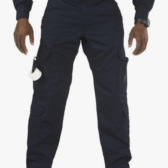 5.11 Tactical Emergency Services Work Pants Navy 34 UPF Cargo Utility - Picture 5 of 7